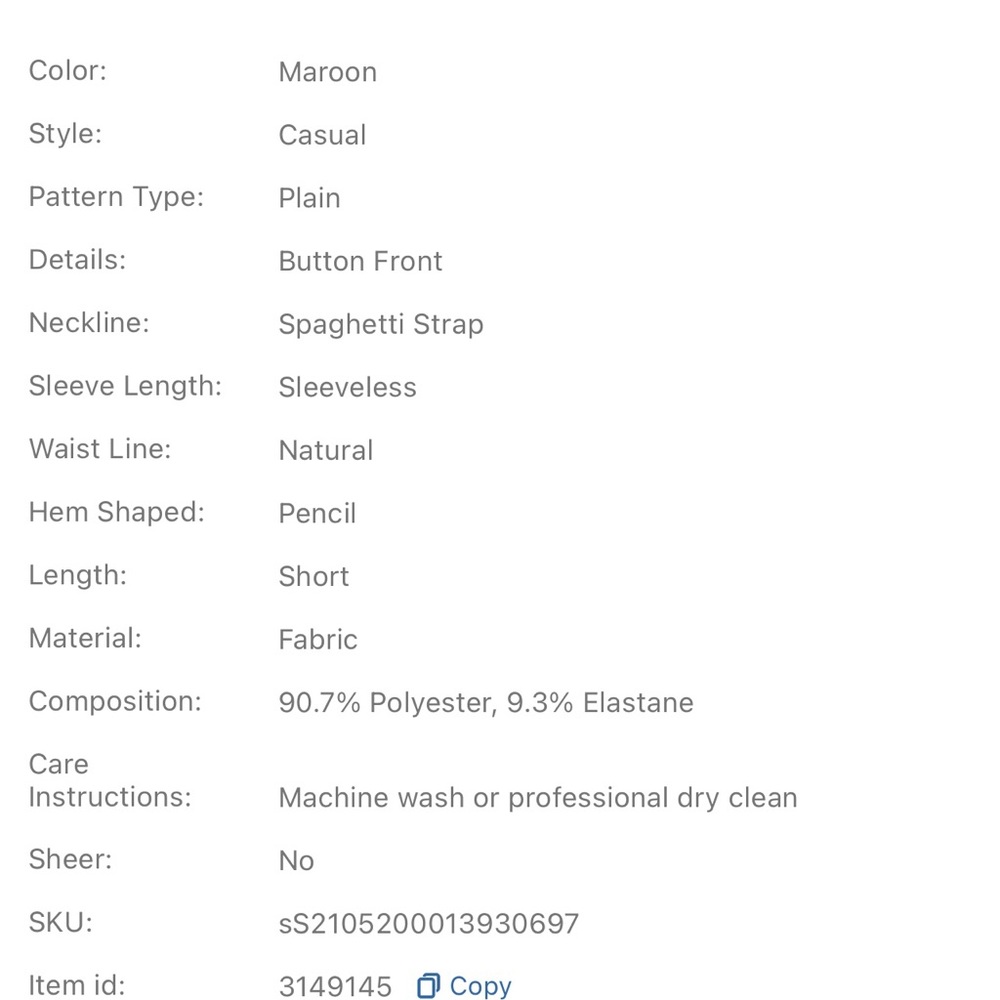 SHEIN Unity Plus Half Button Cami Dress - Picture 3 of 8